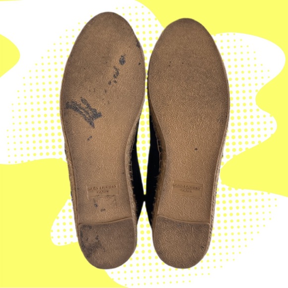 Saint Laurent Embroidered Espadrilles In Canvas - Picture 11 of 13